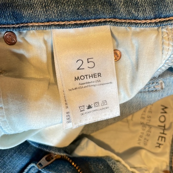 Mother Jeans Stunner Zip Ankle Step Fray - Picture 7 of 8